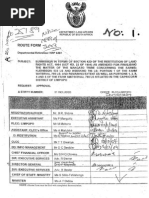 Government Memo On Claimed Farms - Part 1