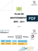 Plan de Mantenimiento Peugeot