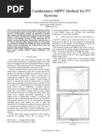 Incremental Conductance MPPT Method For PV Systems-Libre