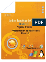 Programacion de Macros Con Excel - Nivel 1