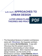 Later Approaches To Urban Design - Lecture2 - 2