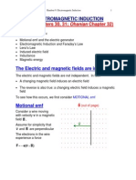 (Y&F Chapters 30, 31 Ohanian Chapter 32) : Electromagnetic Induction