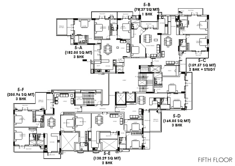 Fifth Floor Apartment Layouts | PDF