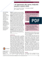 6the Risk For Hyperoxaemia After Apnoea, Bradycardia and Hypoxemia in Preterms