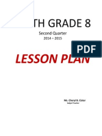 Math Grade 8: Lesson Plan