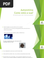 Auto-estima – Como Está a Sua