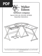 Item #: D51L29, D51Z29, D51B29 Assembly Instructions