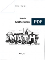 maths 13d title page