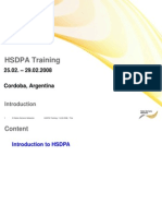 M1 HSDPA Training HSDPA Introduction