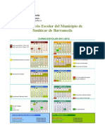 Calendario Escolar Sanlucar de Barrameda 2011-2012