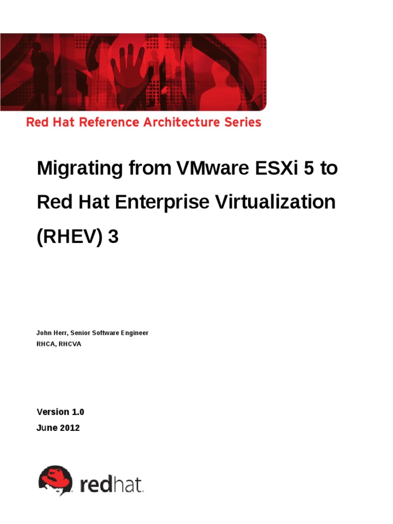 From ESX To RHV | PDF | Red Hat | Software