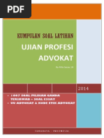 Download Kumpulan - Soal Latihan Ujian Advokat Indonesia by Afris SN238360552 doc pdf