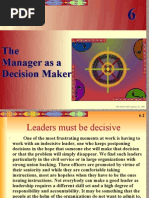 Chapter 6--The Manager as a Decision Maker.