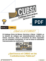 Catálogo Único de Bienes, Servicios y Obras (CUBSO)