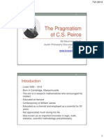 The Pragmatism of C.S. Peirce