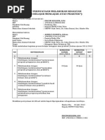Format Surat Pernyataan Kesanggupan Lembaga