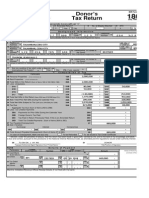 Donor's Tax Return: Fill in All Applicable Spaces. Mark All Appropriate Boxes With An "X". D N 0 1