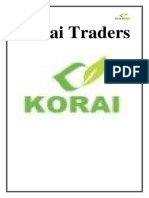 Korai Traders Final Report