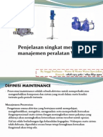 Manajemen Perawatan Peralatan WWTP - Fujikasui Engineering Indonesia