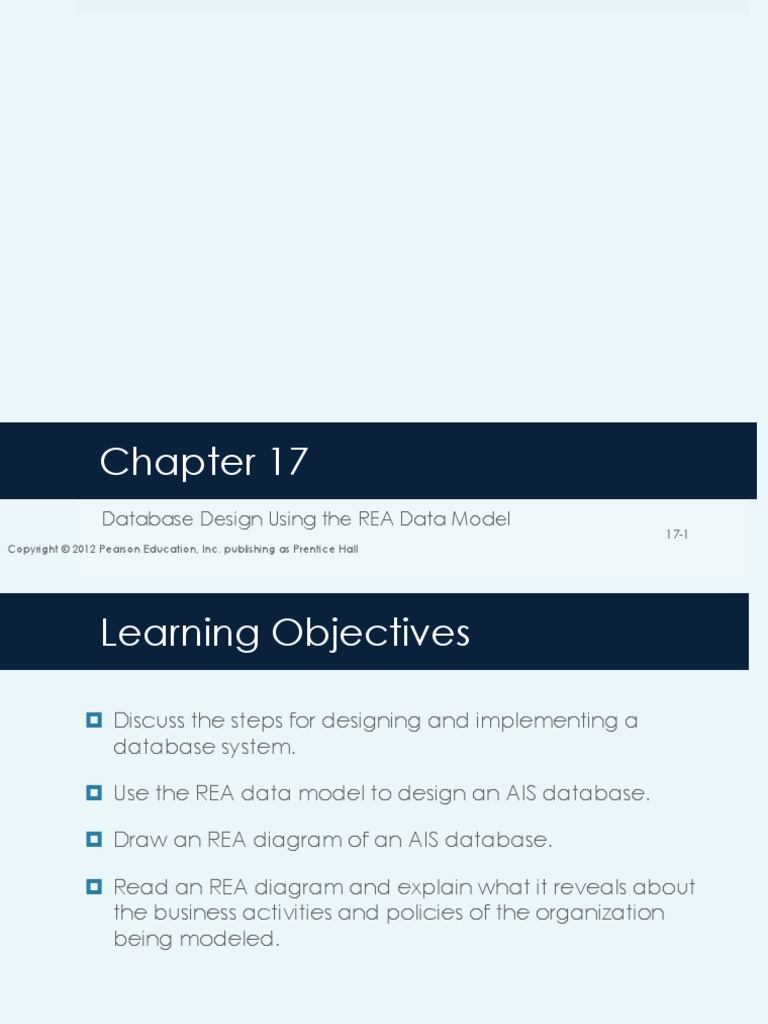 17 Database Design Using The REA Data Model | PDF | Conceptual Model ...