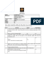 Mbads (Sem 4/sem 6) Mbaflex/ Mba (Sem 4) PGDFMN (Sem 2) : Assignment Drive SUMMER 2014 Program