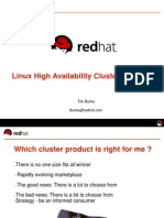 Linux High Availability Cluster Selection