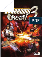 Warriors Orochi 3 (PS3) Instructions Manual