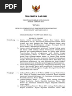 Download Perda No 4-2014 Tentang RPJMD Kota Banjar 2014-2018 by Bappeda Kota Banjar SN238384735 doc pdf