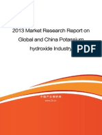 2013 Market Research Report On Global and China Potassium Hydroxide Industry