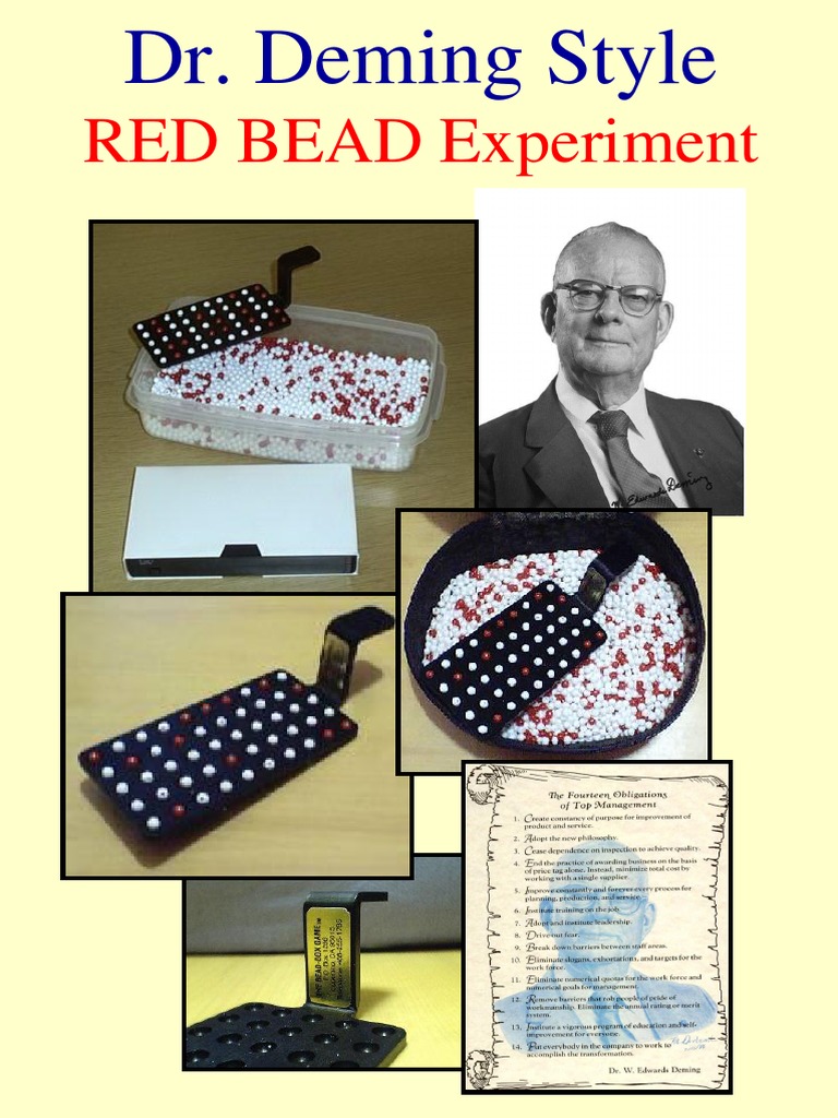 RED BEAD Experiment Dr. Deming Style PDF