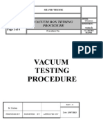 002 Vaccum Testing Procedure