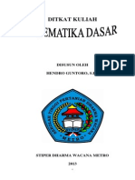 Diktat Matematika Terapan