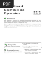 Application of Eigenvectors and Eigenvalues