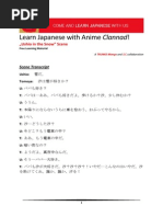 Download Learn Japanese With Anime Clannad by Rka Farkas SN238396866 doc pdf