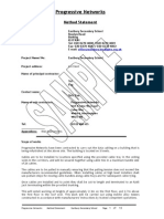 Sample Method Statement