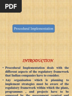 Procedural Implementation