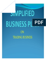 Simplified Business Plan Sample