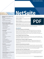 Netsuite Features and Benefits