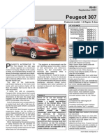 Peugeot 307 1.6 Rapier 5door Sep01 