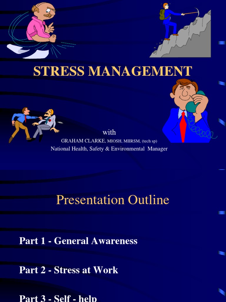 STRESS MANAGEMENT TITLE | PDF | Fatigue (Medical) | Stress (Biology)