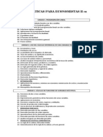 Matemáticas Para Economistas II