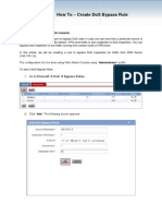 Create DoS Bypass Rule