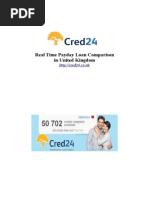 Real Time Payday Loan Comparison in United Kingdom