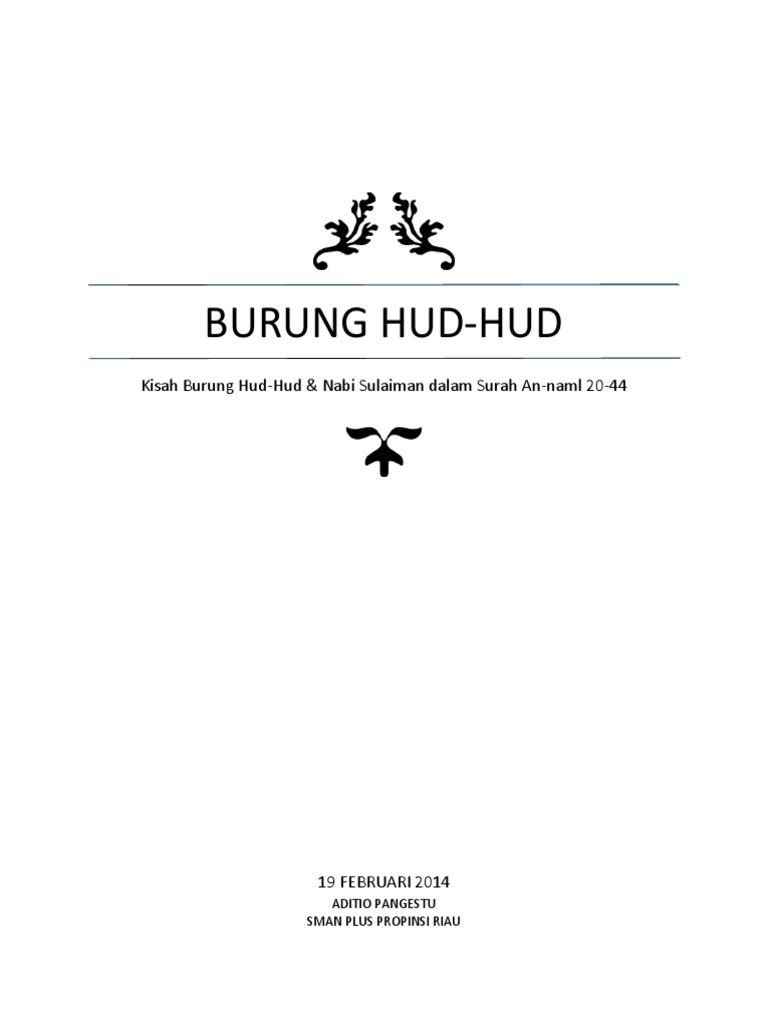 Burung Hud