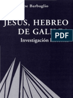 Barbaglio, Giuseppe - Jesus Hebreo de Galilea PDF