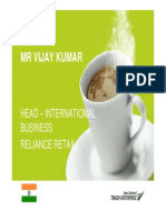 Vijay Kumar - Reliance Retail Presentation