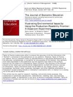 Illustrating Environmental Issues by Using PPF