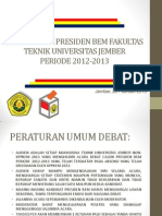 Debat Calon Presiden Bem Fakultas Teknik Universitas Jember