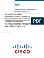 Module Summary: Show Ip Eigrp Neighbor, Show Ip Eigrp Topology, Show Ip Eigrp Interface, and Show Ip Route