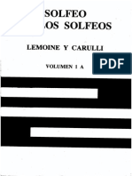 Solfeo de Los Solfeos - Volumen 1A - Lemoine y Carulli